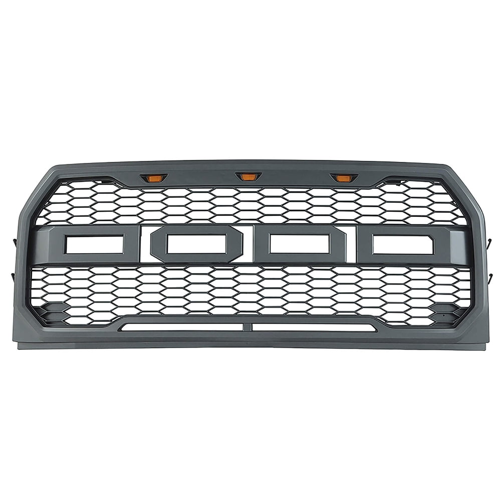Rejilla Ikon Motorsports Para Ford F150 Raptor 15-17 Negro