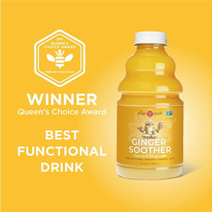 Bebida jugo calmante jengibre + cúrcuma 946ml Ginger People