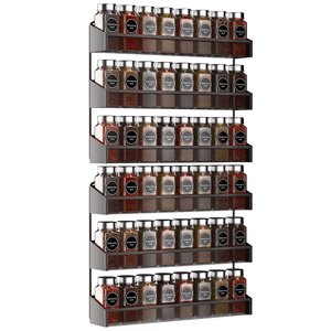 2 Organizadores De Especias Para Cocina Pared 3 Niveles