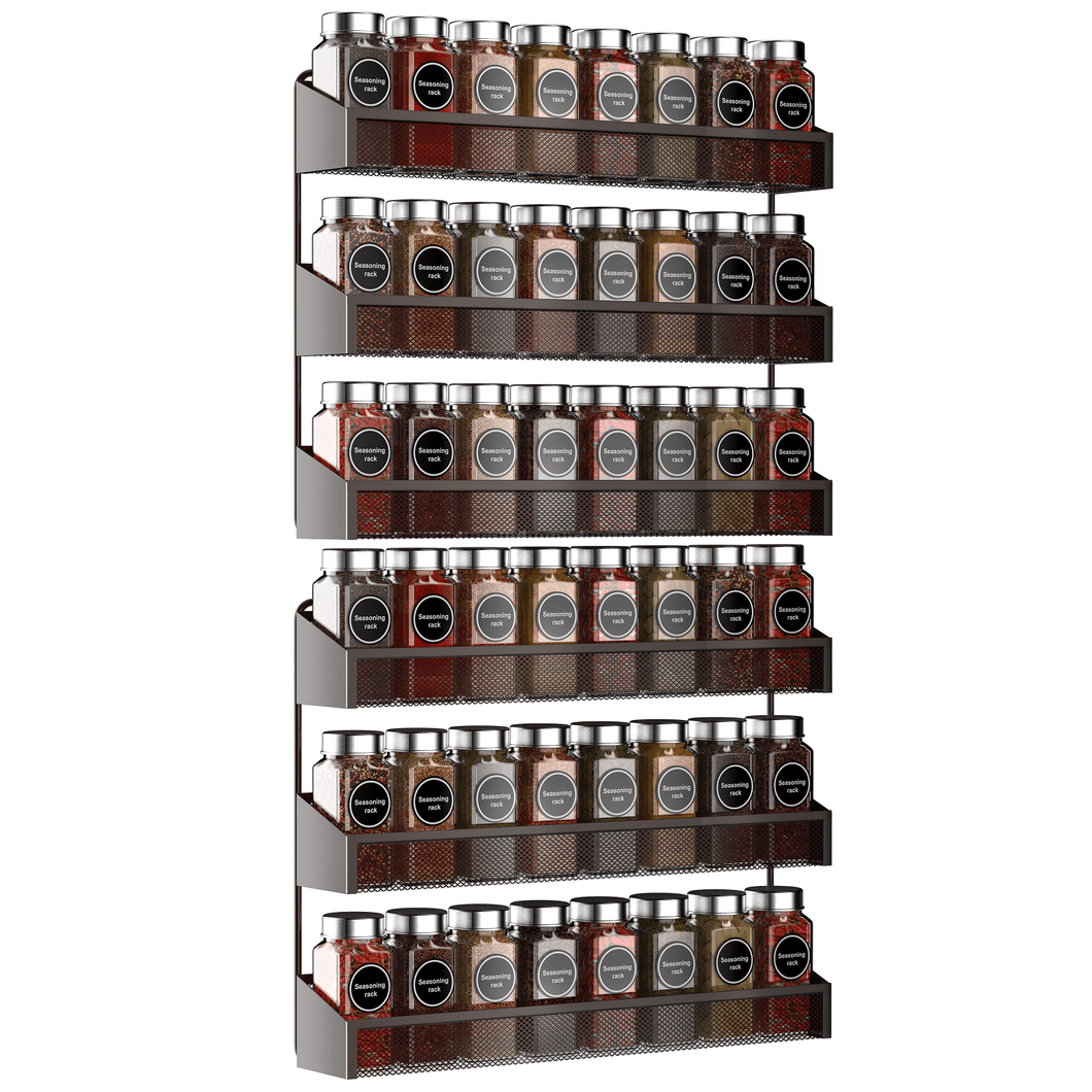 2 Organizadores De Especias Para Cocina Pared 3 Niveles