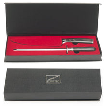 Cargar imagen en el visor de la galería, Kit Cuchillo Afilador Japonés Para Chef Koku Pro Acero Inoxi