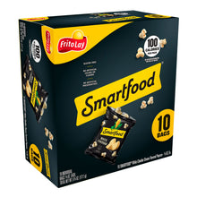 Cargar imagen en el visor de la galería, Smartfood Palomitas De Maíz Sabor Queso Cheddar Blanco 10Pzs