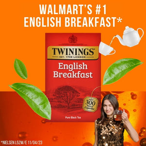 Twinings English Breakfast  Black Tea 50 bolsitas 2 Pack