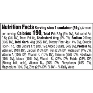 Cereal Saludable Para El Corazón Sabor A Miel y Nueces 6Pzs
