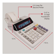 Cargar imagen en el visor de la galería, Calculadora De Impresión Sharp EL-1801V Blanca