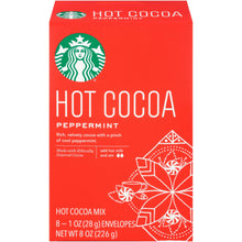 Cargar imagen en el visor de la galería, Starbucks Mezcla De Chocolate En Polvo Con Menta 8 Sobres