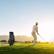 Cargar imagen en el visor de la galería, Bolsa De Golf Con 6 Compartimentos Bolsillos Color Negro
