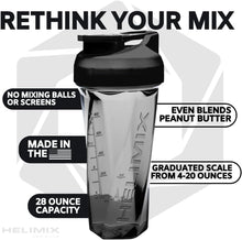 Cargar imagen en el visor de la galería, Helimix 2.0 Vortex Blender Shaker Botella 28oz Sin Bola De Mezcla