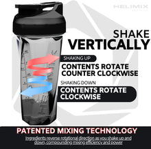 Cargar imagen en el visor de la galería, Helimix 2.0 Vortex Blender Shaker Botella 28oz Sin Bola De Mezcla