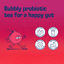 Cargar imagen en el visor de la galería, Health-Ade Té Kombucha De Arándanos y Granada 473mL 4 Pack