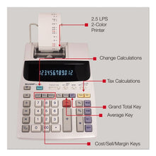 Cargar imagen en el visor de la galería, Calculadora De Impresión Sharp EL-1801V Blanca