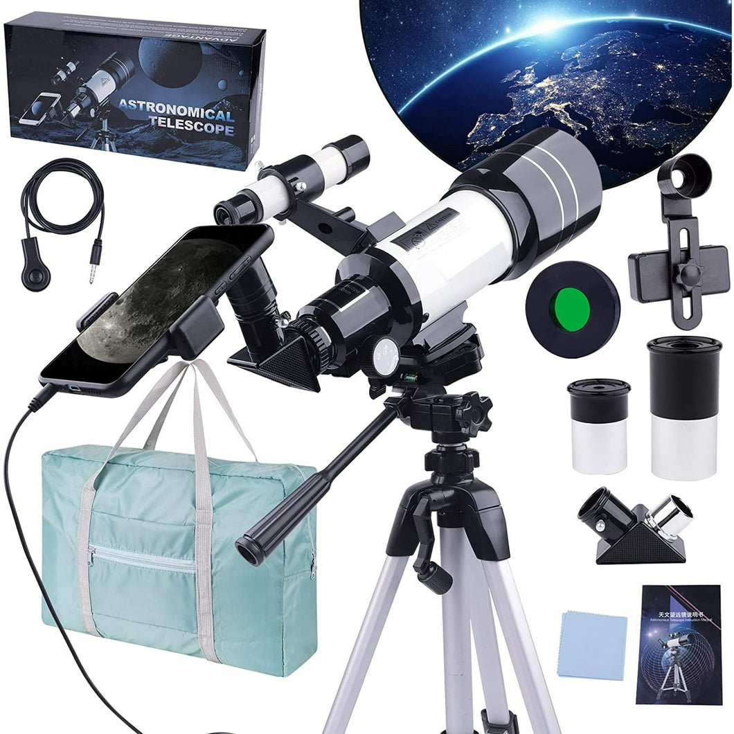 Telescopio Astronómico 70mm Para Adultos Niños Con Trípode