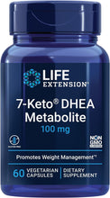 Cargar imagen en el visor de la galería, Life Extension 7-Keto DHEA Metabolite 100mg 60 Capsulas Vegetarianas