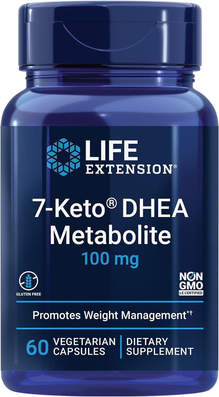Life Extension 7-Keto DHEA Metabolite 100mg 60 Capsulas Vegetarianas