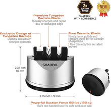 Cargar imagen en el visor de la galería, SHARPAL 191H Afilador Manual De Cuchillos Cocina Tijeras