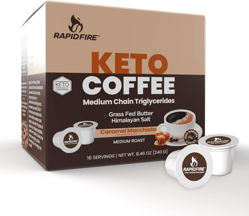 Rapidfire Caramel Macchiato Keto 16 Capsulas