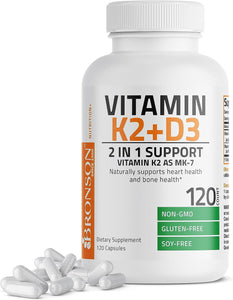 Vitamina K2 Mk7 Bronson 120 Capsulas