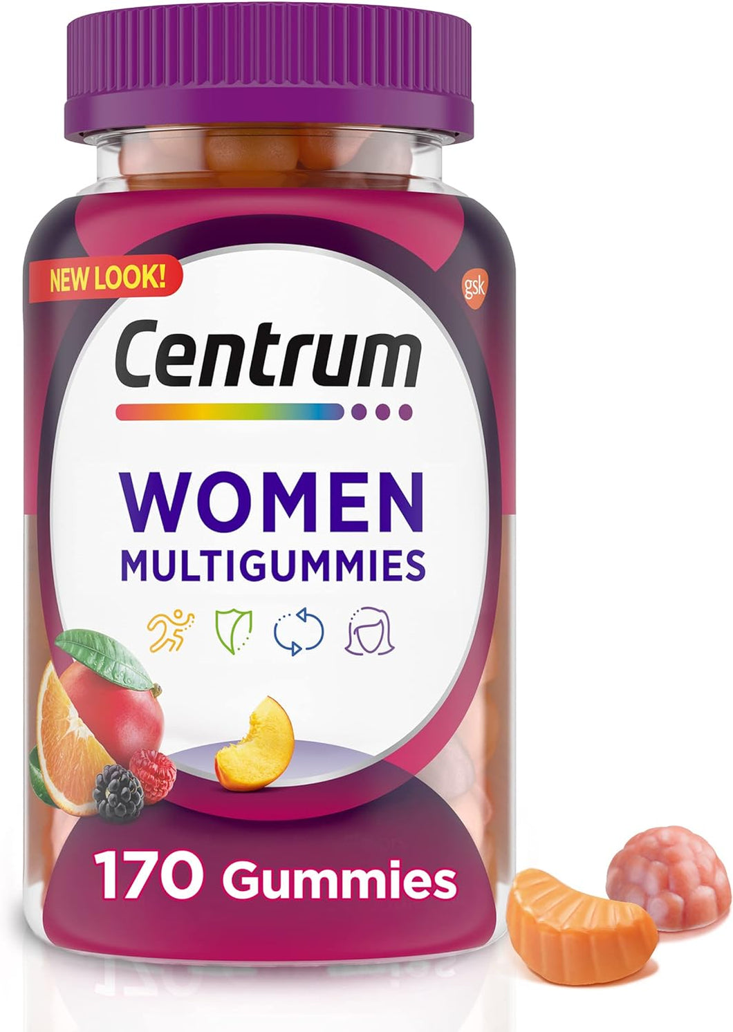 Centrum Suplemento Multivitaminico Con Antioxidantes 170 Gomitas.