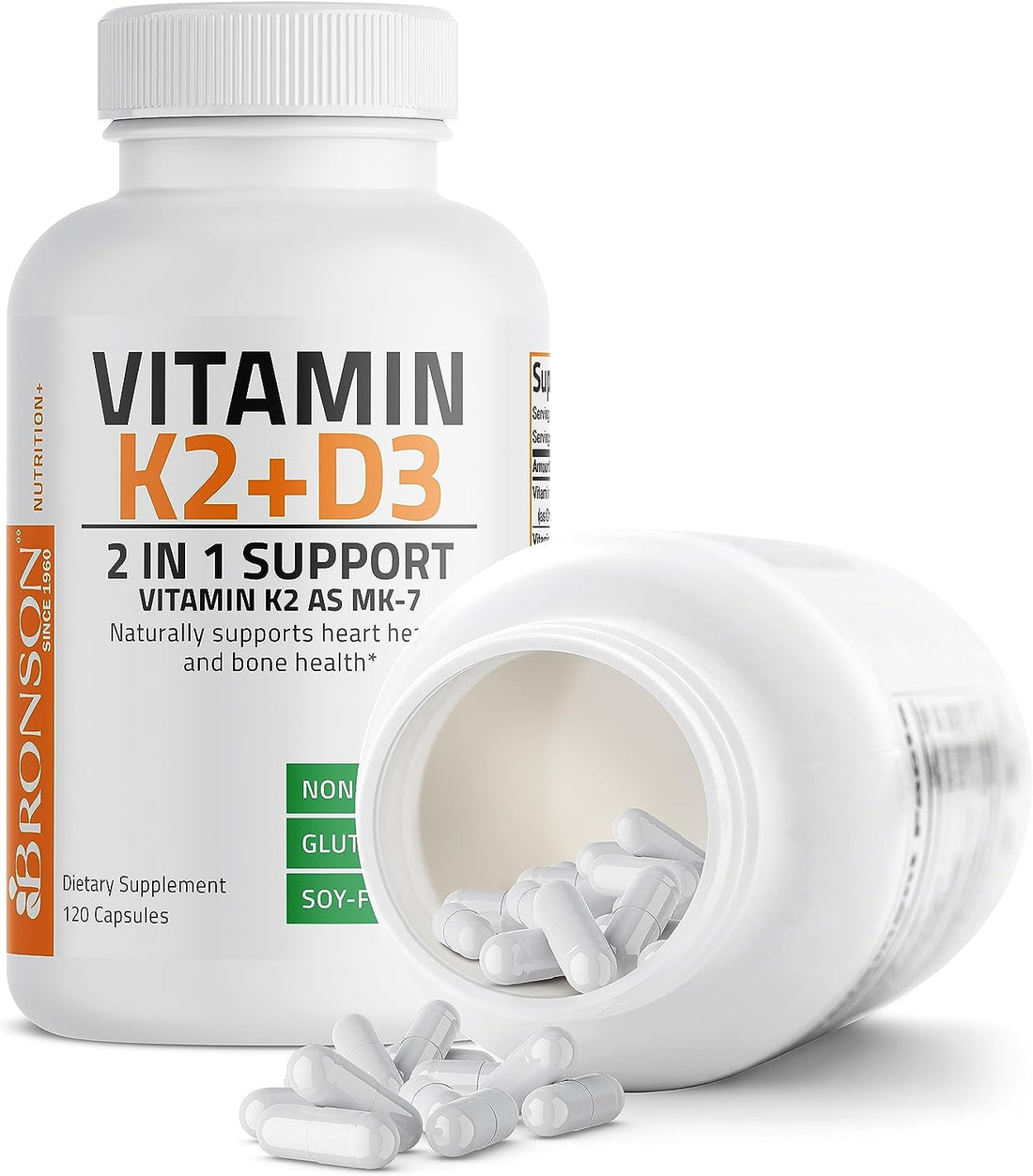 Vitamina K2 Mk7 Bronson 120 Capsulas