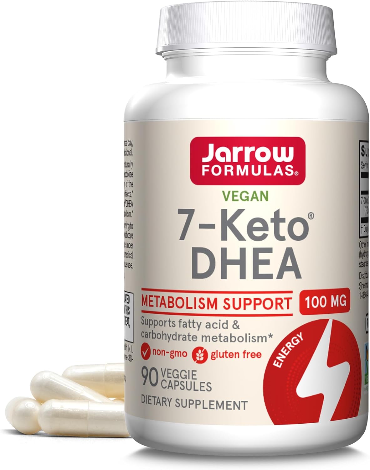 Jarrow Formulas 7-Keto DHEA 100 mg Frasco Con 90Capsulas