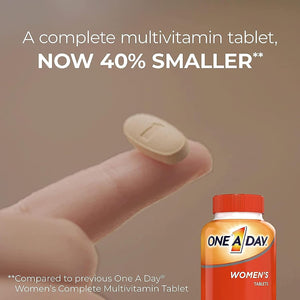 ONE A DAY Multivitamínico vitamina A, B, C, D y E, calcio y magnesio 200 tabletas.