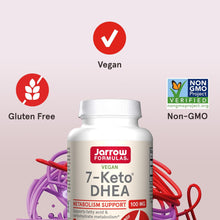 Cargar imagen en el visor de la galería, Jarrow Formulas 7-Keto DHEA 100 mg Frasco Con 90Capsulas