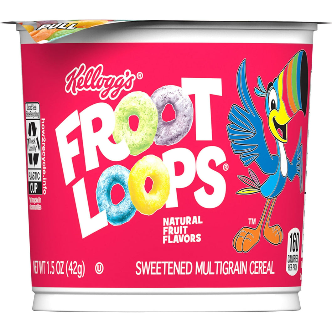 Cereal Para Desayuno Froot Loops De Kellogg's 42g 6 Pack
