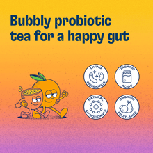 Cargar imagen en el visor de la galería, Health-Ade Té Kombucha De Mandarina y Maracuyá 473mL 4 Pack