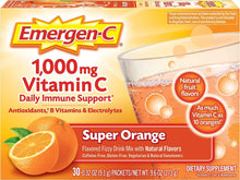 Cargar imagen en el visor de la galería, Emergen-c 1000 Mg De Vitamina C 120 Sobres Apoyo Inmune Sabor NARANJA