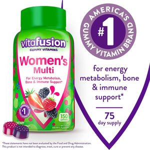 Multivitaminico 150 Gomitas Mujer Biotina B12 Vitamina C