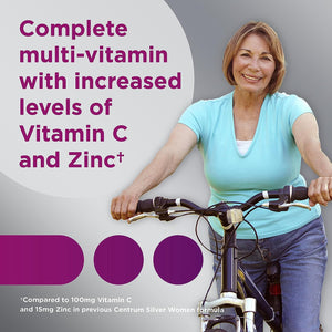 Centrum Silver Women 50+ Vitamina D3, Vitaminas B Y Calcio