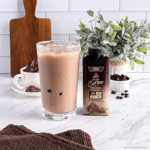 Atkins Iced Coffee Mocha Latte Protein-rich Shake, With Coff