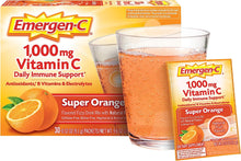 Cargar imagen en el visor de la galería, Emergen-c 1000 Mg De Vitamina C 120 Sobres Apoyo Inmune Sabor NARANJA