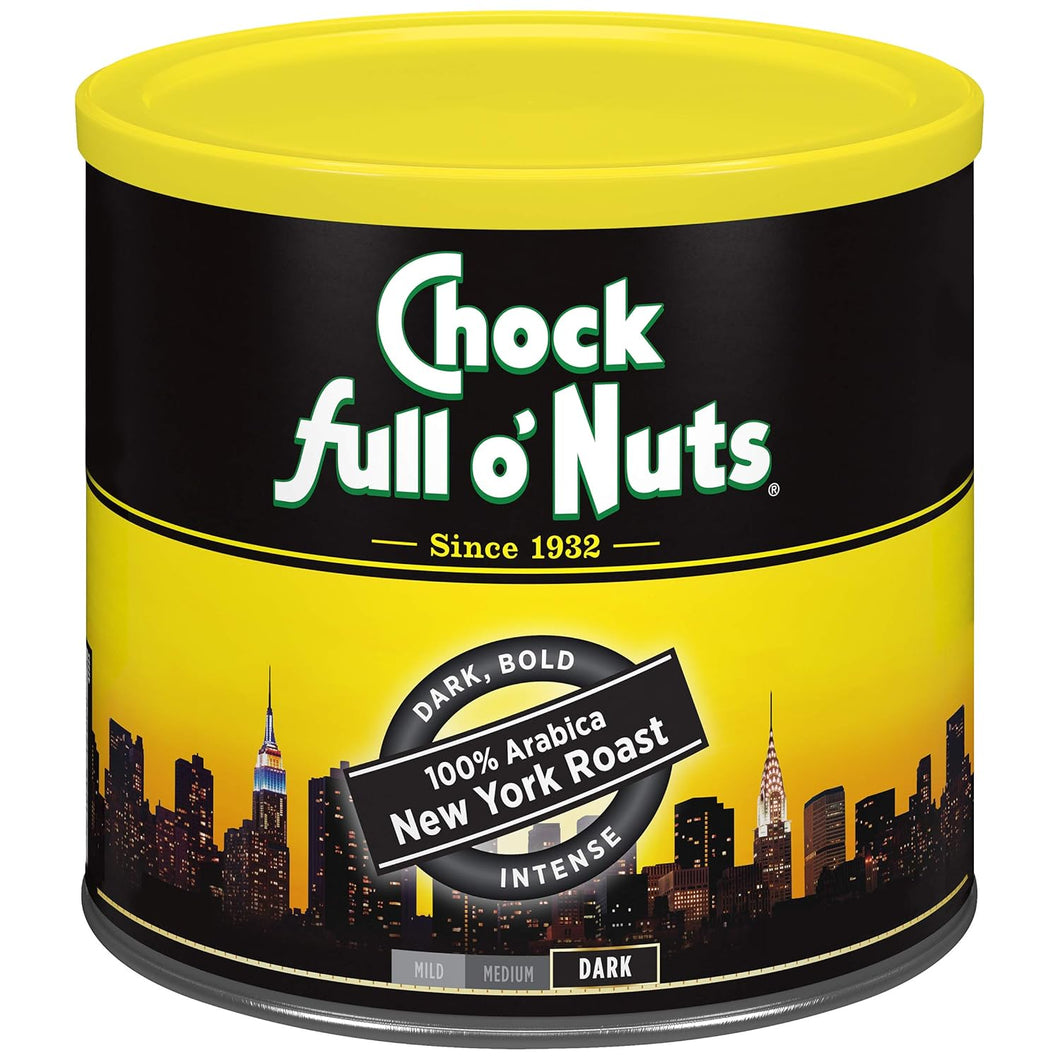 Chock Full o'Nuts Café Molido Tostado Oscuro 100% Arábica