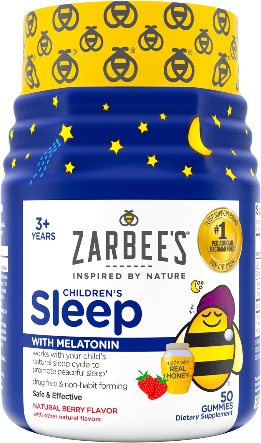 Zarbee's 50 Gomitas Suplemento Para Dormir Niños Melatonina