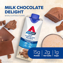 Cargar imagen en el visor de la galería, Atkins Milk Chocolate Malteda Lista Para Beber Proteina