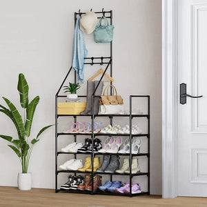 Zapatera y Perchero 5 Niveles Para 25 Pares