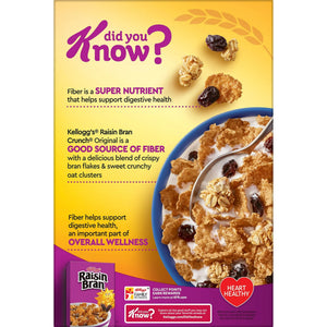 Kellogg's Raisin Bran Crunch Cereal Original 450 G 2 Pack