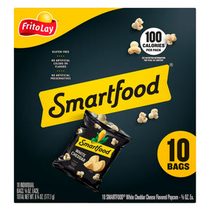 Smartfood Palomitas De Maíz Sabor Queso Cheddar Blanco 10Pzs