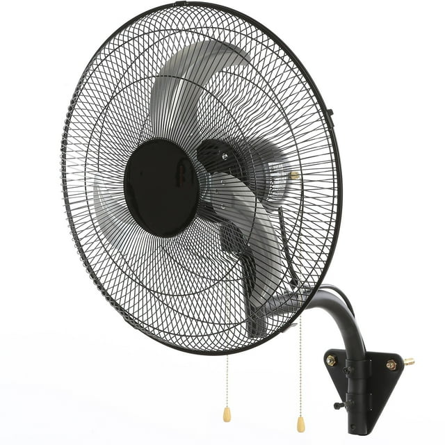Ventilador Industrial Montaje En Pared Oscilante Metal 17.5