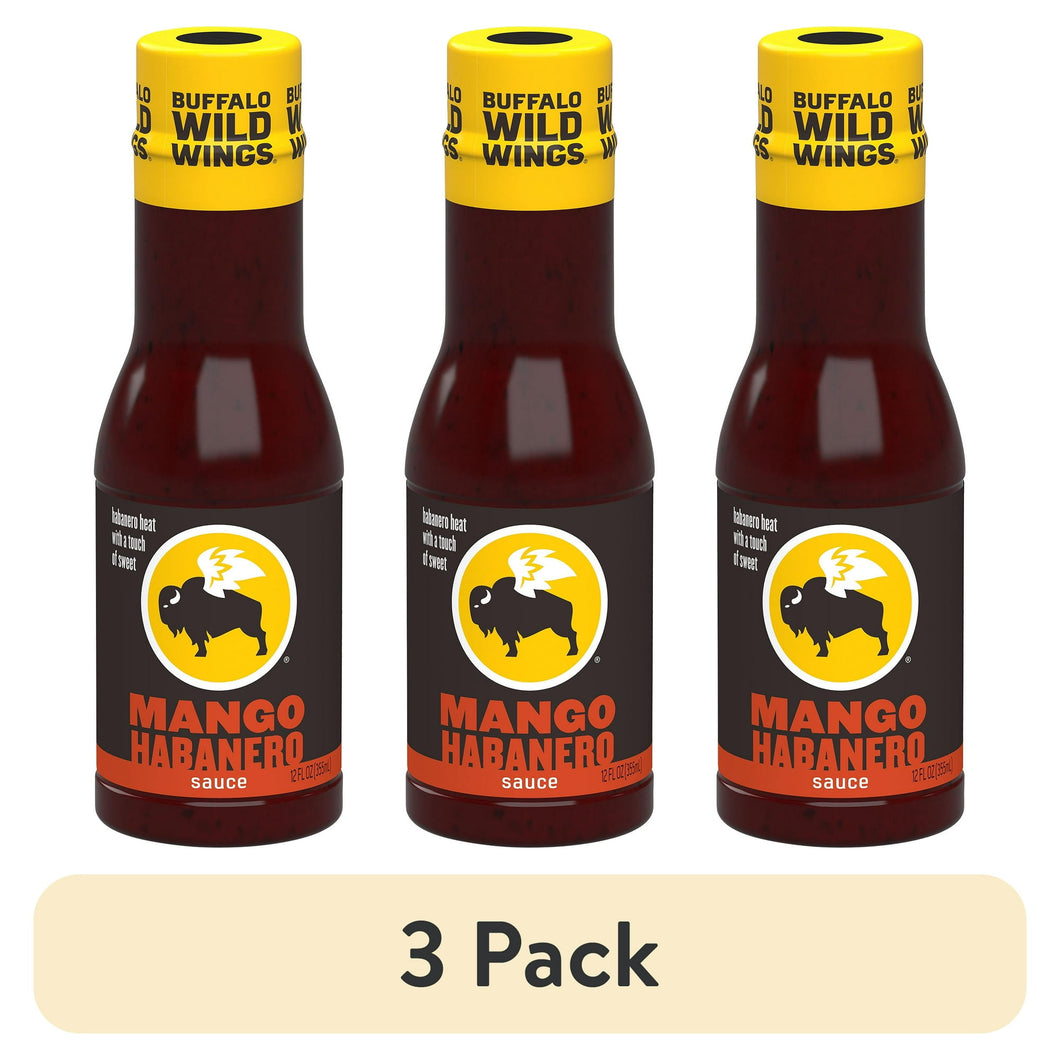 Salsa Buffalo Wild Wings Mango Habanero 355mL 3 Pack