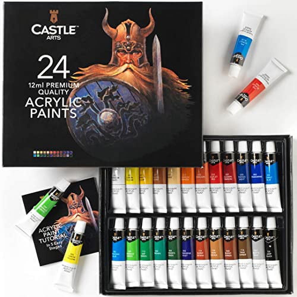 Castle Art Juego De Pintura Acrílica De 24 x 12 mL