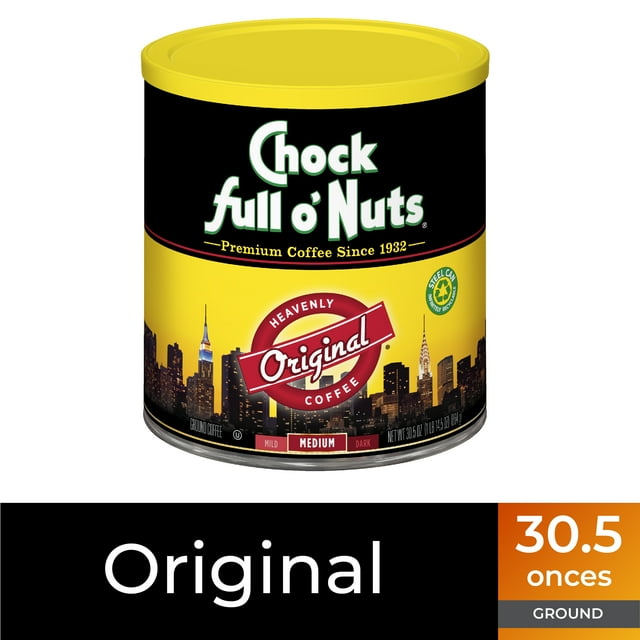 Chock Full o'Nuts Cafe Molido Tostado Medio 30.5oz