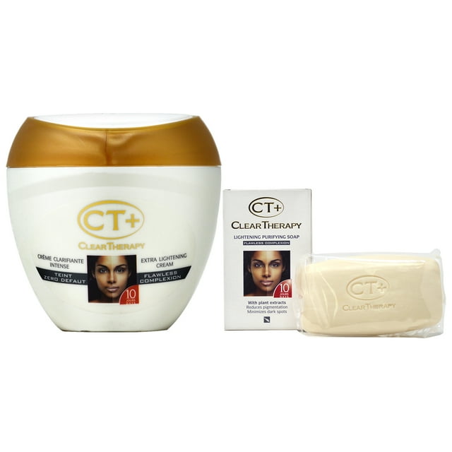 Crema Facial Clear Therapy 400ml + Jabón 175g Piel Luminosa
