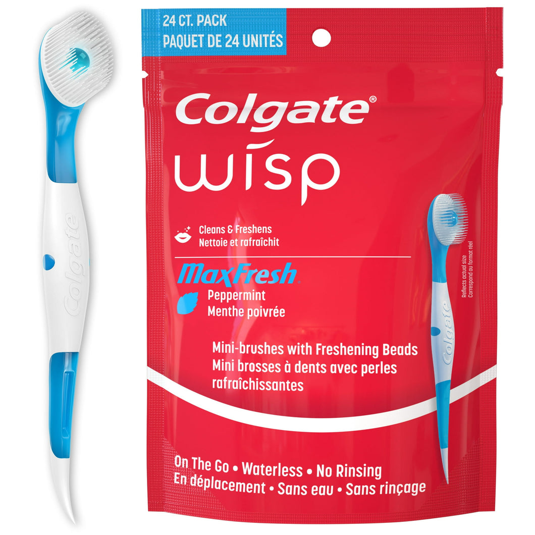 Mini Cepillos De Dientes Desechables Colgate 24Unidad 2Pack