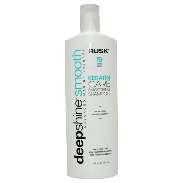 Shampoo Suavizante Deepshine Keratin Rusk Sin Sodio 355mL