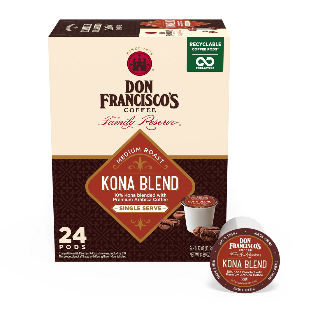 Don Francisco's 24Cáps De Café K-Cup Tueste Medio Kona Blend