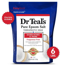 Cargar imagen en el visor de la galería, Dr Teal&#39;s  Sal De Epsom Pura Sin Fragancia 2.72 Kg