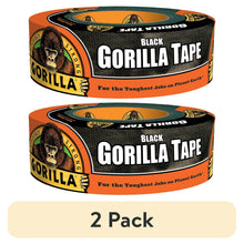 Cargar imagen en el visor de la galería, Gorilla Cinta Adhesiva Negra Resistente 48mmx27.4m 2Pack
