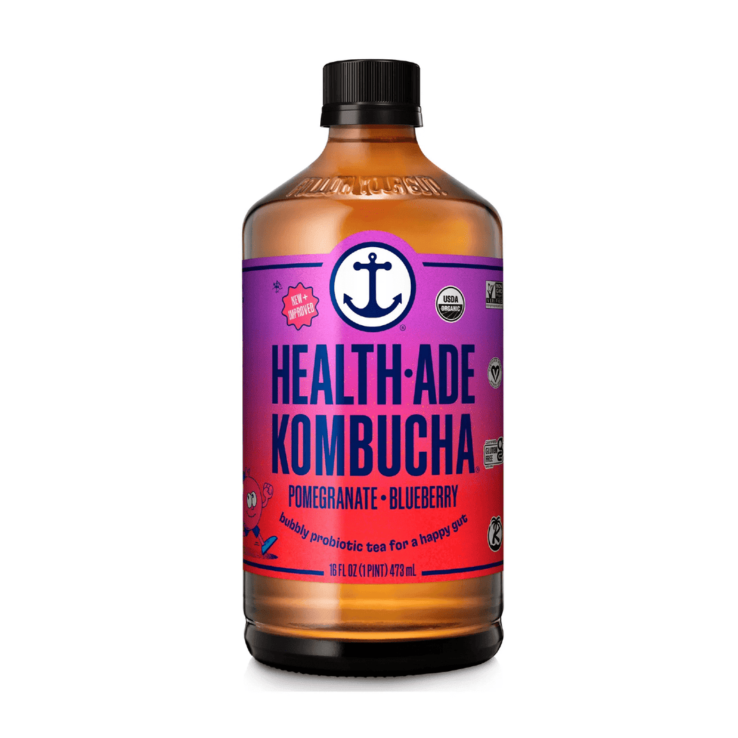 Health-Ade Té Kombucha De Arándanos y Granada 473mL 4 Pack